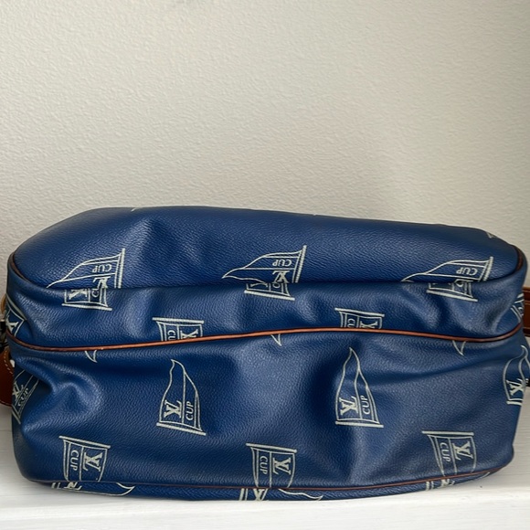 Louis Vuitton Cup Bag Blue With unbranded strap, replaced D rings, leather tabs - Picture 8 of 14